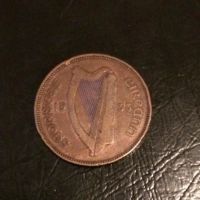 Лот: 9447764. Фото: 2. Ирландия 1/2 пенни 1933 года... Монеты