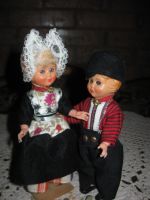 Лот: 14474532. Фото: 2. Винтажные куклы в голландских... Коллекционирование, моделизм