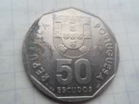 Лот: 21173456. Фото: 2. Португалия 50 эскудо 1988. Монеты