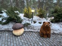 Лот: 19959363. Фото: 4. Фигура из дерева, медведь из дерева. Красноярск