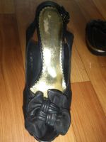 Лот: 6384714. Фото: 2. Босоножки черные на шпильке. Женская обувь