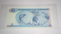 Лот: 20857964. Фото: 2. Зимбабве , 2 доллара , 1983 г... Банкноты