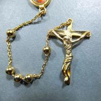 Лот: 3720151. Фото: 2. Цепочка, крест, Дева Мария. Ювелирные изделия, бижутерия, часы