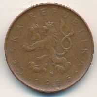 Лот: 10621809. Фото: 2. Чехия 10 крон 1995 года. Собор... Монеты