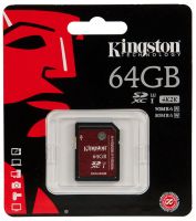 Лот: 4174681. Фото: 2. Карта памяти SD XC 64 GB Kingston... Носители информации