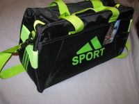 Лот: 18717547. Фото: 2. сумка спортивная черная с салатовыми... Аксессуары