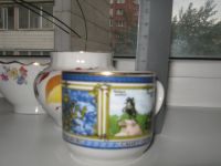 Лот: 19127727. Фото: 2. Сувенирная кофейная чашка, сливочник... Посуда, кухонная утварь