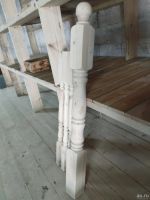 Лот: 15528117. Фото: 2. Столб "Англия" опорный для лестницы... Срубы и конструкции