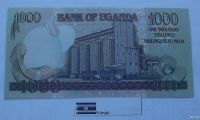 Лот: 16854229. Фото: 2. Банкноты Мира Уганда 1000 шиллинг... Банкноты