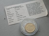 Лот: 17422166. Фото: 7. Монета 1 марка ФРГ 1963 J позолота...