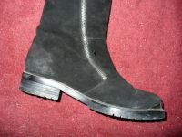 Лот: 19859157. Фото: 2. Длинные сапоги из замши, с мехом... Женская обувь