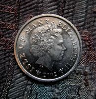 Лот: 784096. Фото: 2. Монета острова Мэн с изображением... Монеты