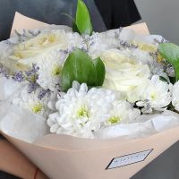 Лот: 19534125. Фото: 6. Букет ароматных роз, хризантемы...