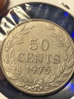 Лот: 19854989. Фото: 2. Либерия 50 центов, 1975. Монеты