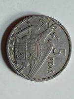 Лот: 19327932. Фото: 2. Испания 1957. 5 песет. Каудильо... Монеты