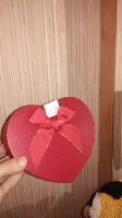 Лот: 18373252. Фото: 2. Коробка для подарка сердце красное... Сувениры, подарки