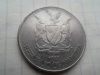 Лот: 21770995. Фото: 2. Намибия 50 центов 1993. Монеты