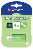 Лот: 1766747. Фото: 2. Флешка USB 4 ГБ Verbatim PinStripe... Носители информации