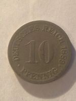 Лот: 14793359. Фото: 2. 10 пфеннигов 1889 года -F- Германия. Монеты