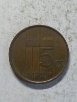 Лот: 16496849. Фото: 2. Нидерланды 5 центов, 1982. Монеты
