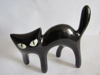Лот: 16695679. Фото: 5. кот черный ,авторская керамика...