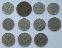 Лот: 20652825. Фото: 2. Набор монет СССР (15 копеек 1978... Монеты