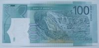 Лот: 21250294. Фото: 2. Ямайка 100 долларов 2022. 60 лет... Банкноты