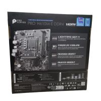 Лот: 20943504. Фото: 2. Мат. плата MSI PRO H610M-E DDR4... Комплектующие