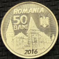 Лот: 7517389. Фото: 2. Румыния 50 бани 2016г АНЦ = Янку... Монеты