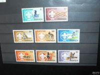 Лот: 10058557. Фото: 2. Чистая серия из 8 марок Руанды... Коллекционирование, моделизм