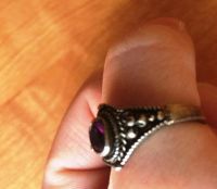 Лот: 4190896. Фото: 2. Серебряное кольцо с фианитом... Ювелирные изделия, бижутерия, часы