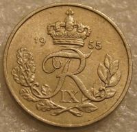 Лот: 9910699. Фото: 2. 10 оре 1955 Дания. Монеты