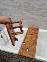 Лот: 19123050. Фото: 6. Столик для ванной/поднос (деревянные...
