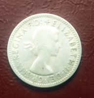 Лот: 19202444. Фото: 2. Австралия 1 шиллинг 1955 Елизавета... Монеты