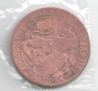 Лот: 14395766. Фото: 2. 5 сантимов 1870 года ОМ, Испания... Монеты