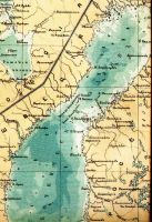 Лот: 18078910. Фото: 8. Карта Балтийского моря из словаря...