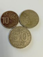 Лот: 21126786. Фото: 2. 10,25,50 тысяч лир. Монеты Турции... Монеты