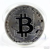Лот: 16068104. Фото: 3. Сувенирная монета Bitcoin BTC... Коллекционирование, моделизм