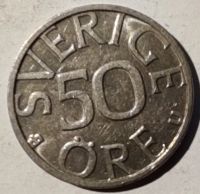 Лот: 1693014. Фото: 2. 50 эре 1983 год. Швеция. Монеты