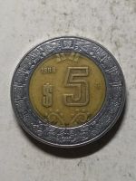 Лот: 16497271. Фото: 2. Мексика 5 песо, 1999. Монеты