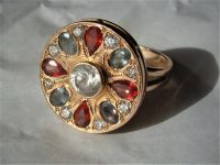 Лот: 19661509. Фото: 2. Золотой женский перстень с сапфиром... Ювелирные изделия, бижутерия, часы