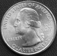 Лот: 6346879. Фото: 2. США 25 центов 2014г = 24-й парк... Монеты