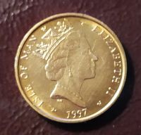 Лот: 19363394. Фото: 2. Мэн (Британский) 1 пенни 1997... Монеты