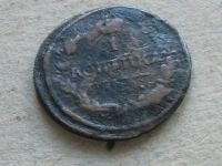 Лот: 19357665. Фото: 2. Монета 1 копейка одна Россия 1828. Монеты