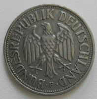 Лот: 19670957. Фото: 2. 1 марка 1950 F ФРГ Германия Штутгарт... Монеты