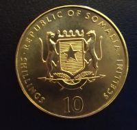 Лот: 19548754. Фото: 2. Сомали 10 шиллингов 2000 KM# 91... Монеты