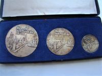 Лот: 19661428. Фото: 2. Набор из трёх серебряных медалей... Монеты