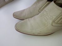 Лот: 12170393. Фото: 3. Мужские кожаные светлые туфли... Одежда, обувь, галантерея