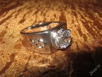 Лот: 2869217. Фото: 3. Мужское кольцо с цирконом,18 размер... Красноярск