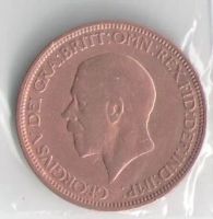 Лот: 13056182. Фото: 2. Полпени 1/2 1928 год, Англия... Монеты